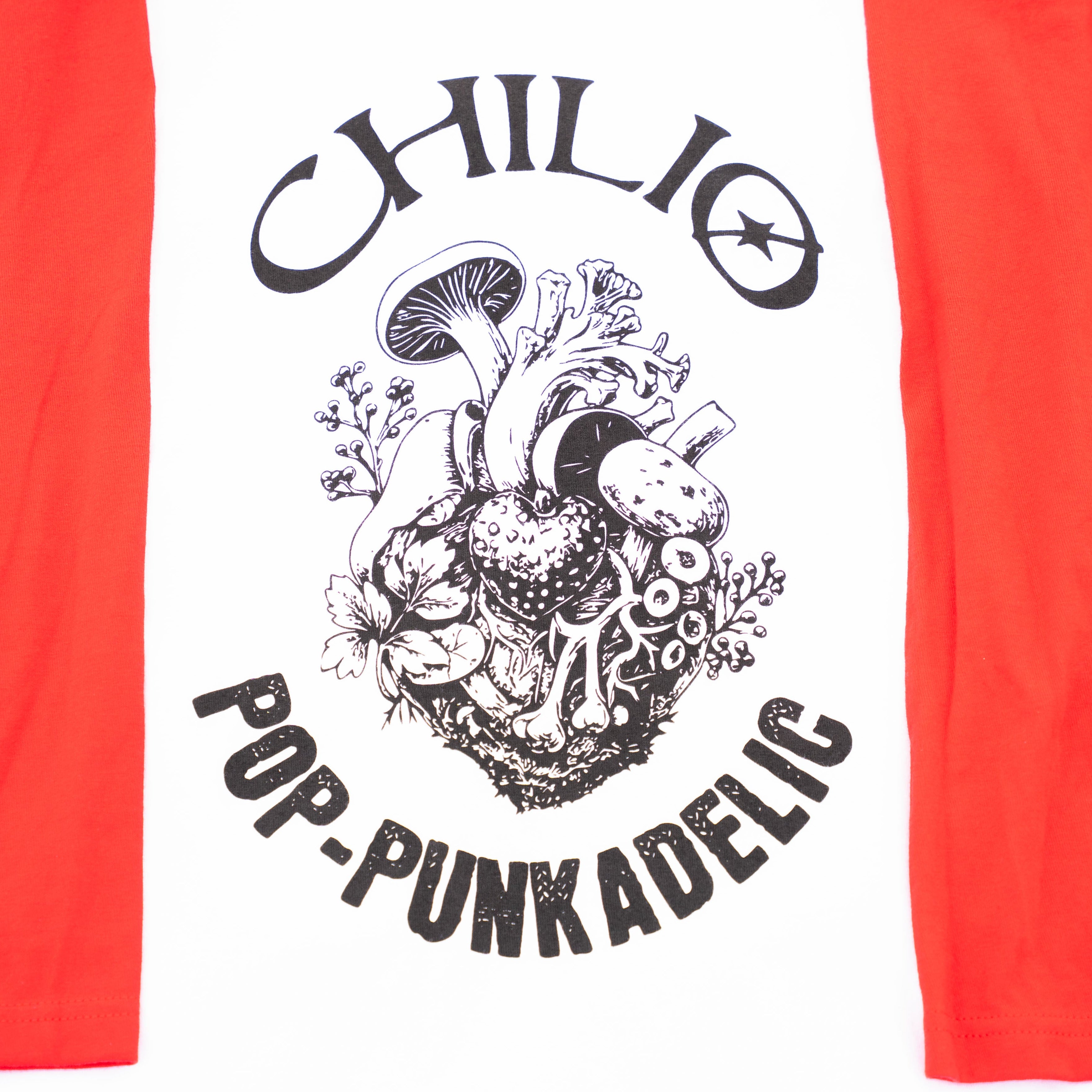 baseball tee - heart of fungi